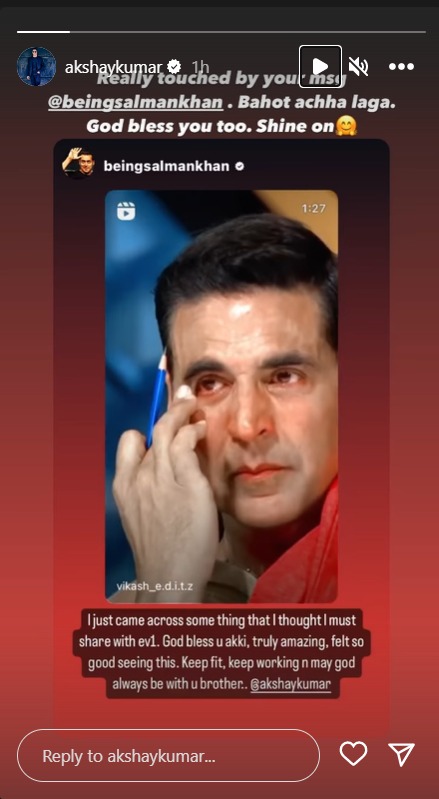 Salman Khan Calls Brother Akshay Kumar Truly Amazing Shares Old Clip Of Latter In Tears Watch 8476